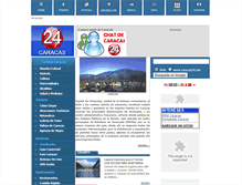 Tablet Screenshot of caracas24.net
